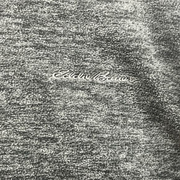 Eddie Bauer Sweater Mens Extra Large Gray 1/4 Zip Pullover Outdoor Golf Hiking - Picture 5 of 12